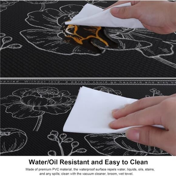 Kitchen Floor Mat Set of 2, Cushioned Anti Fatigue Kitchen Mat - Picture 4 of 7